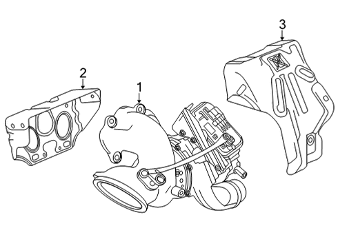 2020 Cadillac CT4 Exhaust Manifold Diagram 2 - Thumbnail
