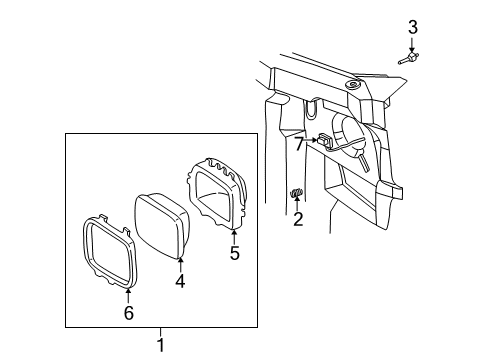 1999 Chevy Express 3500 Headlamps Diagram