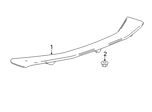 2023 Chevy Camaro Rear Spoiler Diagram 4 - Thumbnail