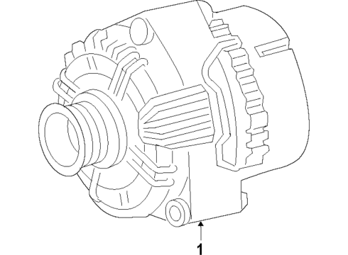 2017 Chevy Impala Alternator Diagram 1 - Thumbnail