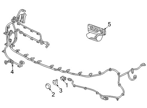 2022 GMC Yukon Parking Aid Diagram 2 - Thumbnail
