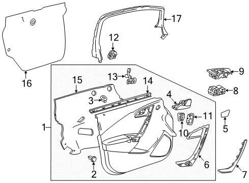 2017 Buick Verano Mirrors Diagram