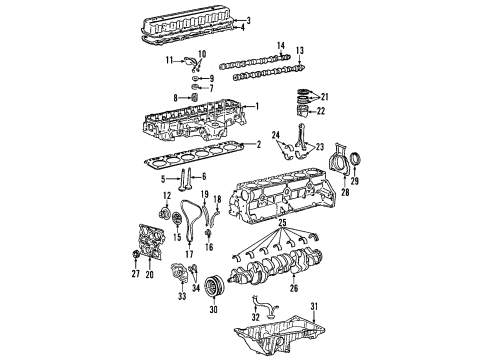 2004 GMC Envoy XL Front Crank Seal Diagram for 89017621