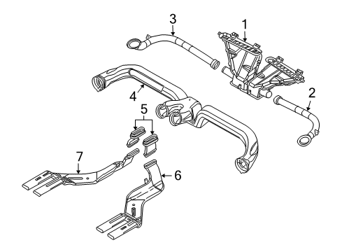 2010 Pontiac G3 Ducts Diagram