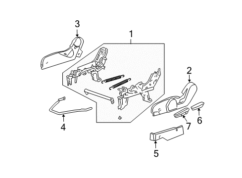 2007 Chevy Equinox Tracks & Components Diagram 2 - Thumbnail