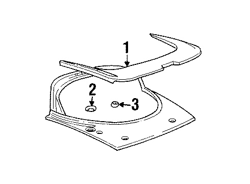 2001 Pontiac Firebird Rear Spoiler Diagram