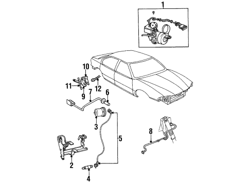 1999 Buick LeSabre Ride Control Diagram