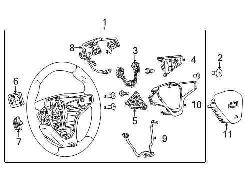 2022 Chevy Malibu Harness Diagram for 84243664