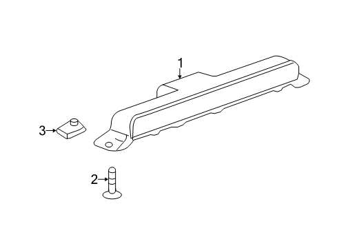 2020 Chevy Sonic High Mount Lamps Diagram 2 - Thumbnail