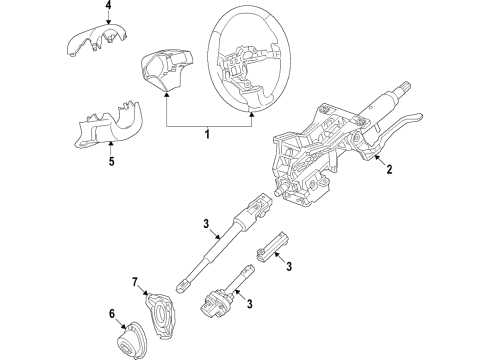 2018 Cadillac CT6 Switch Diagram for 84269168