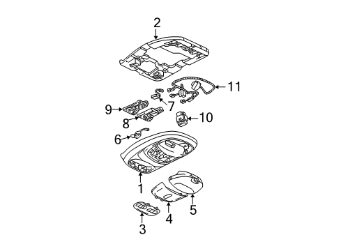 2004 Chevy Trailblazer Sunroof Diagram