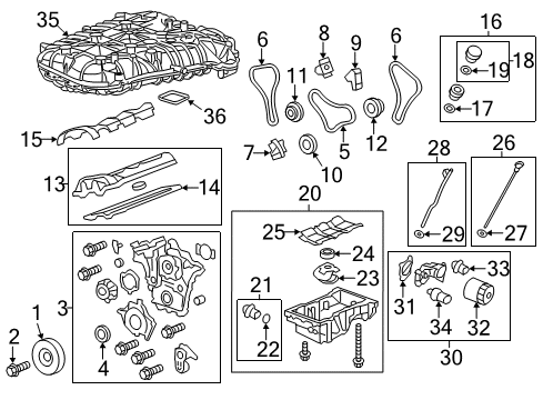 2014 Buick Enclave Oil Filter Diagram for 12731742