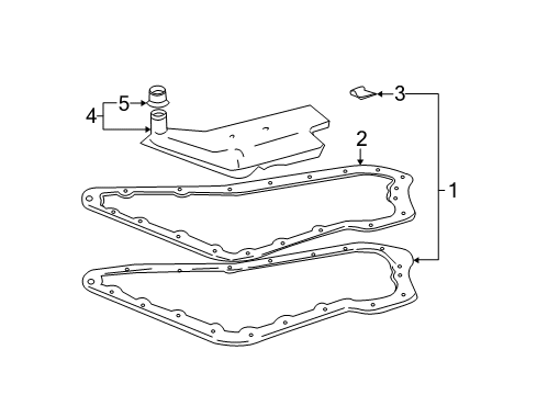 2002 Pontiac Aztek Transaxle Parts Diagram