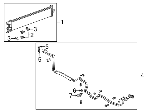 2019 Cadillac CT6 Hose & Tube Assembly Diagram for 84202021