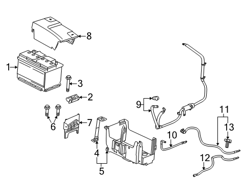 2019 Cadillac XTS Battery Diagram