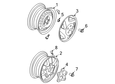 1999 Chevy Camaro Wheels Diagram