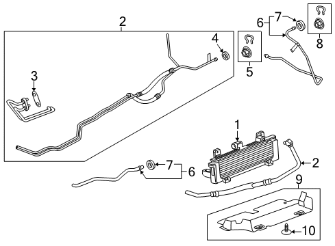 2015 Chevy Silverado 3500 HD Inlet Pipe Diagram for 22796286