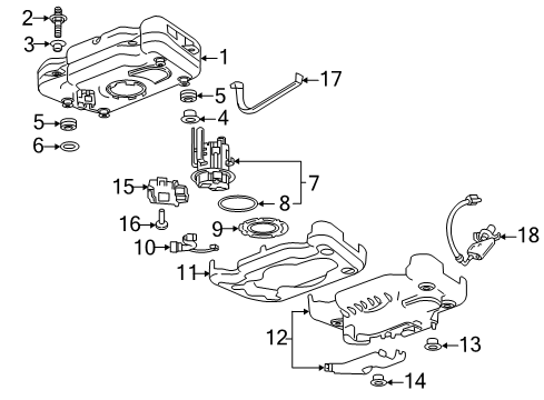2016 Chevy Colorado Purge Valve Diagram for 12690512