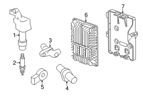2012 Chevy Captiva Sport Mount Bracket Diagram for 95494217