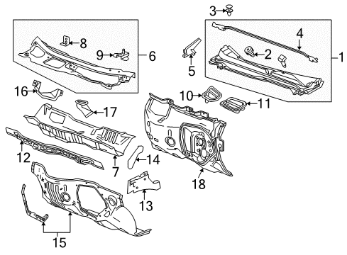 2012 GMC Terrain Drain Valve Diagram for 15825905