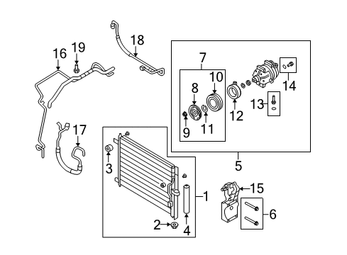 2009 Chevy Aveo Pulley Diagram for 96940406