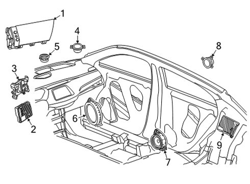 2021 Buick Envision Sound System Diagram