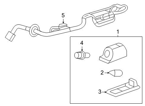2014 Cadillac CTS Bulbs Diagram 13 - Thumbnail