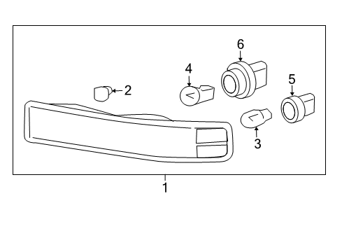 2017 Chevy Express 2500 Park & Signal Lamps Diagram
