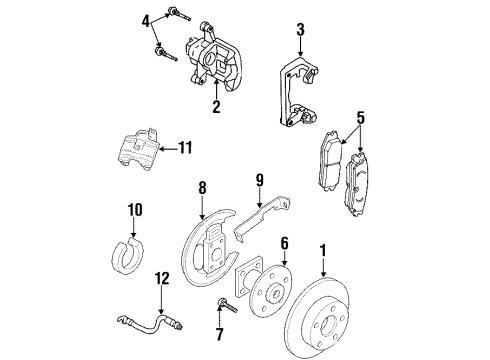 2002 Pontiac Grand Prix Parking Brake Diagram