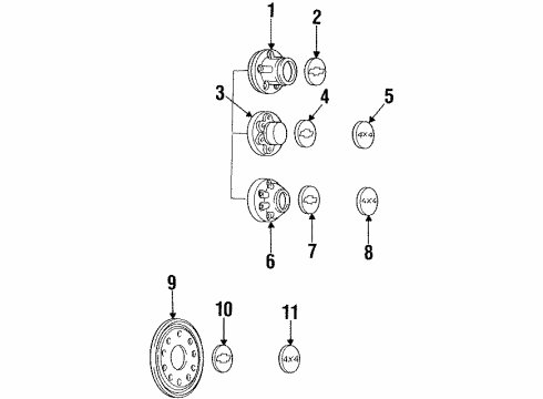 1989 Chevy C2500 Insert Diagram for 15545320