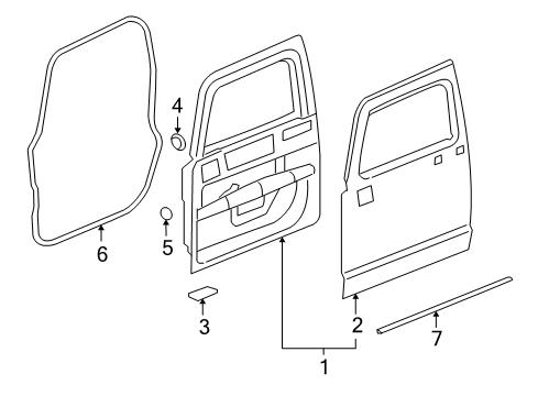 2010 Hummer H3T Plug Diagram for 15807100
