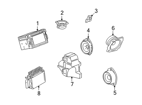 2007 Saturn Outlook Sound System Diagram