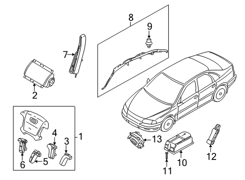 Pin, Transmission Governor Diagram for 8623232