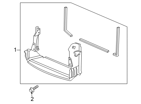 2009 Pontiac G8 Splash Shields Diagram