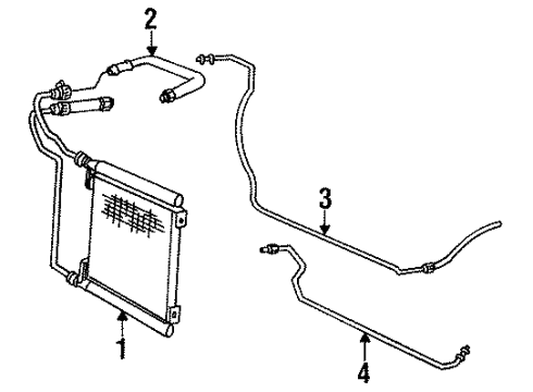 1999 Pontiac Bonneville Trans Oil Cooler Diagram