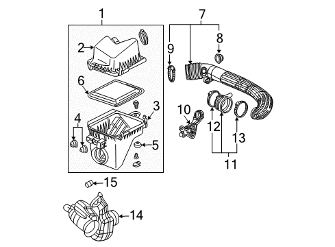 2005 Saturn Vue Filters Diagram 2 - Thumbnail
