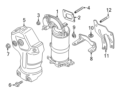 2017 Chevy Malibu Exhaust Components Diagram 3 - Thumbnail
