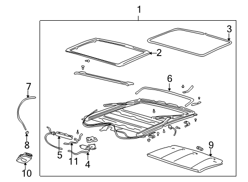 1999 Buick Century Sunroof Diagram