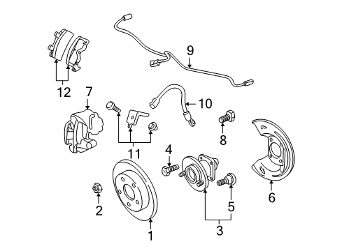 2005 Pontiac Bonneville Rear Brakes Diagram