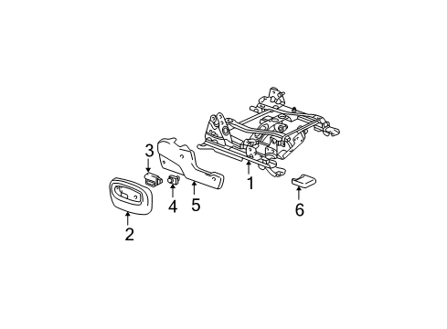 2005 Chevy Trailblazer Tracks & Components Diagram 3 - Thumbnail