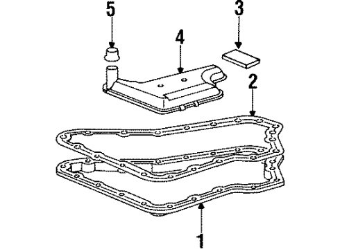 1999 Buick LeSabre Transaxle Parts Diagram