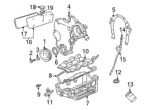 2004 Chevy Impala Senders Diagram 1 - Thumbnail