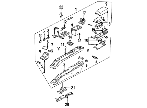 1992 Oldsmobile 88 Indicator Diagram for 25610145