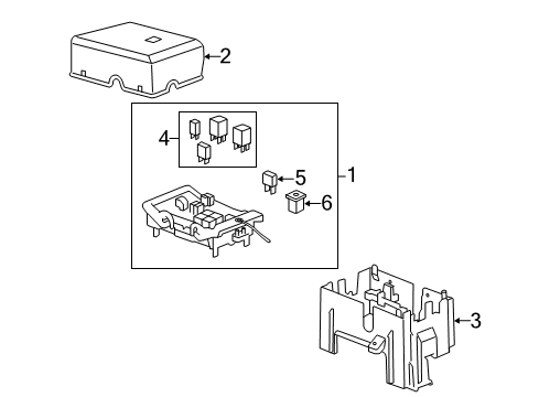 2013 Chevy Silverado 2500 HD Fuse & Relay Diagram 2 - Thumbnail