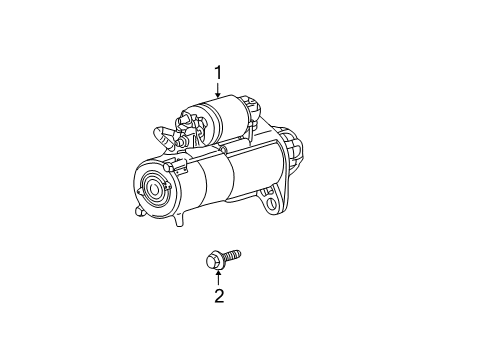 2004 Oldsmobile Alero Starter, Electrical Diagram 1 - Thumbnail