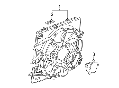 2022 Chevy Camaro Cooling System, Radiator, Water Pump, Cooling Fan Diagram 2 - Thumbnail