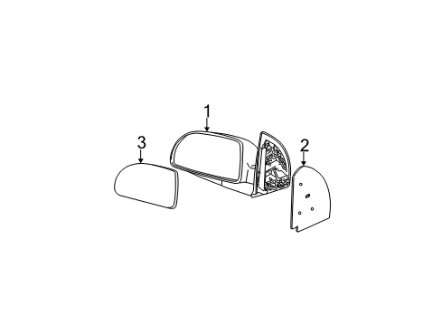2005 Chevy Equinox Outside Mirrors Diagram