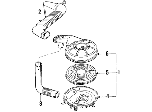 1986 Chevy Spectrum Filters Diagram
