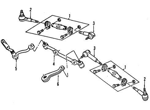 1990 GMC S15 Jimmy P/S Pump & Hoses, Steering Gear & Linkage Diagram 7 - Thumbnail