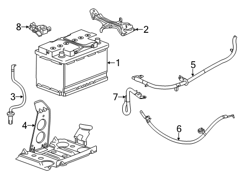 2017 Cadillac CTS Battery Diagram